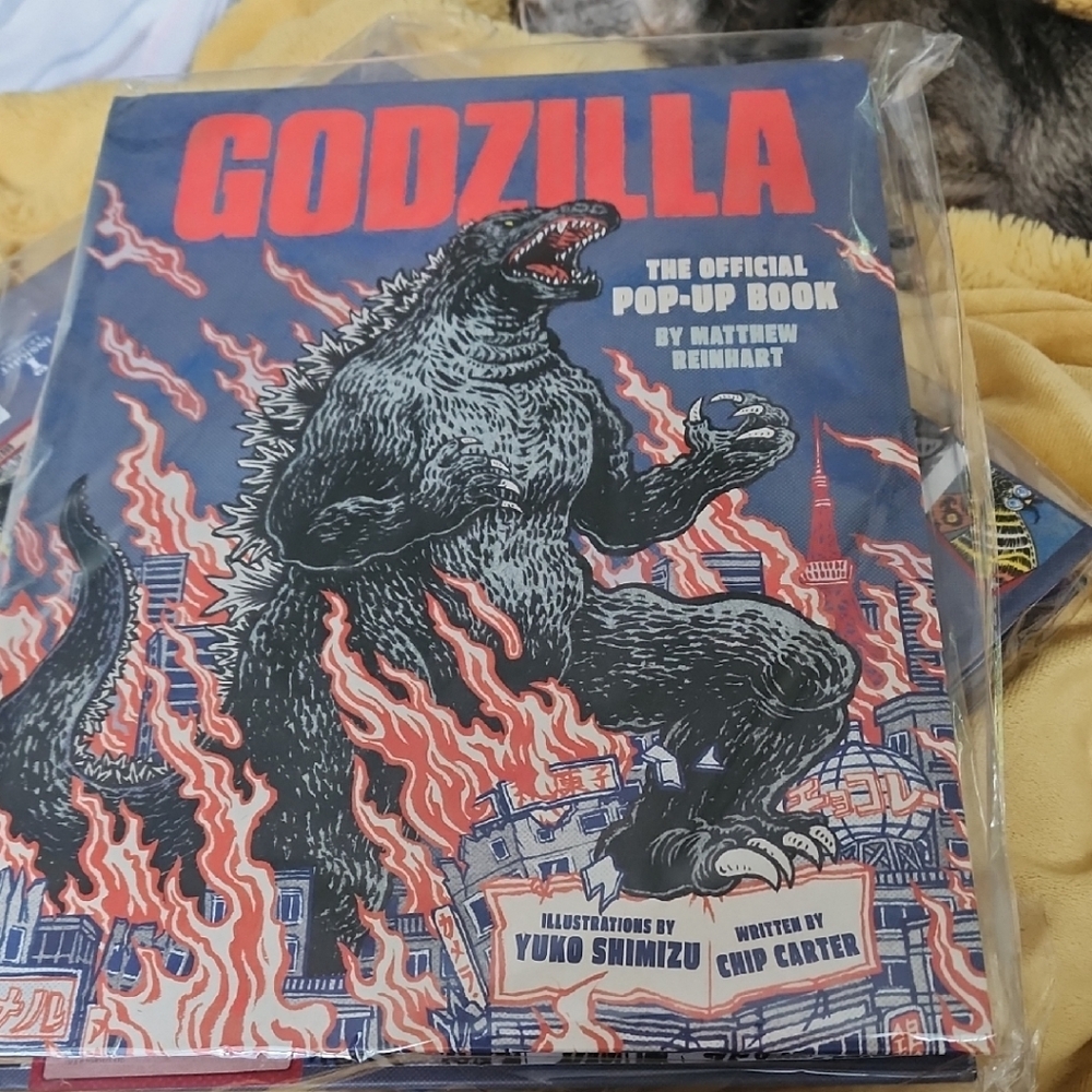 Adidas Godzilla Pop-Up Book with Blue and Red Cover